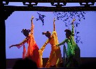 Foto fra sang og musik forestilling i Xian, Kina